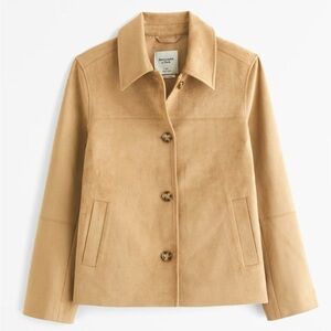 Abercrombie & Fitch Faux Suede Jacket